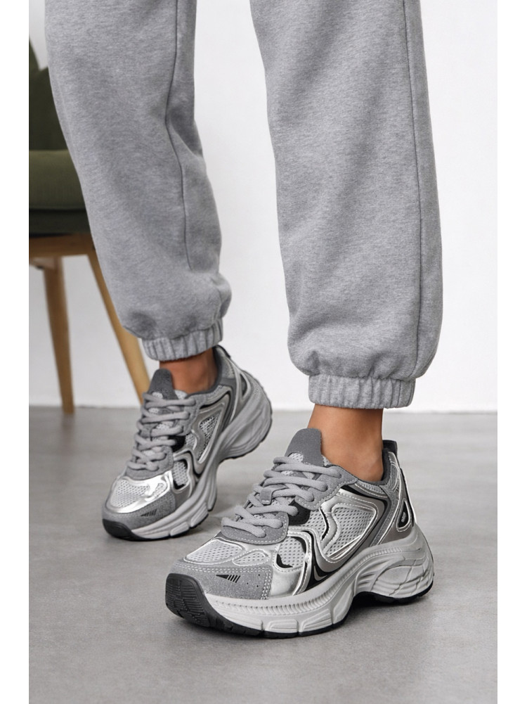 Кроссовки женские серого цвета 172-45 212475C
