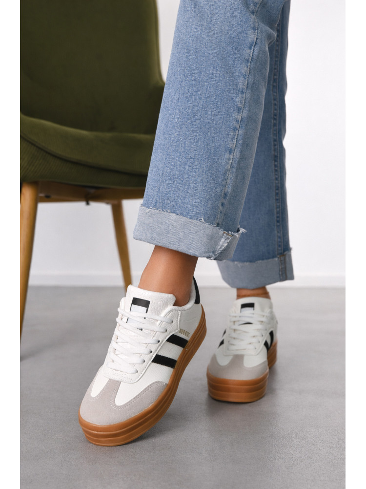 Кроссовки женские белого цвета 1046-5 212476C