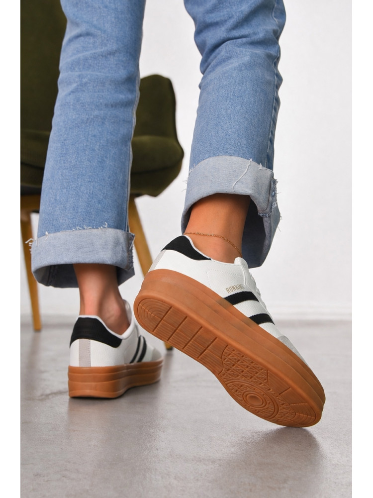 Кроссовки женские белого цвета 1046-5 212476C