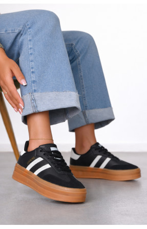 Кроссовки женские черного цвета 1046-4 212477C Кроссовки женские черного цвета 1046-4 212477C