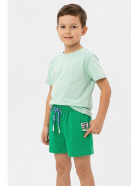 Шорти дитячі для хлопчика зеленого кольору 18126 212490C