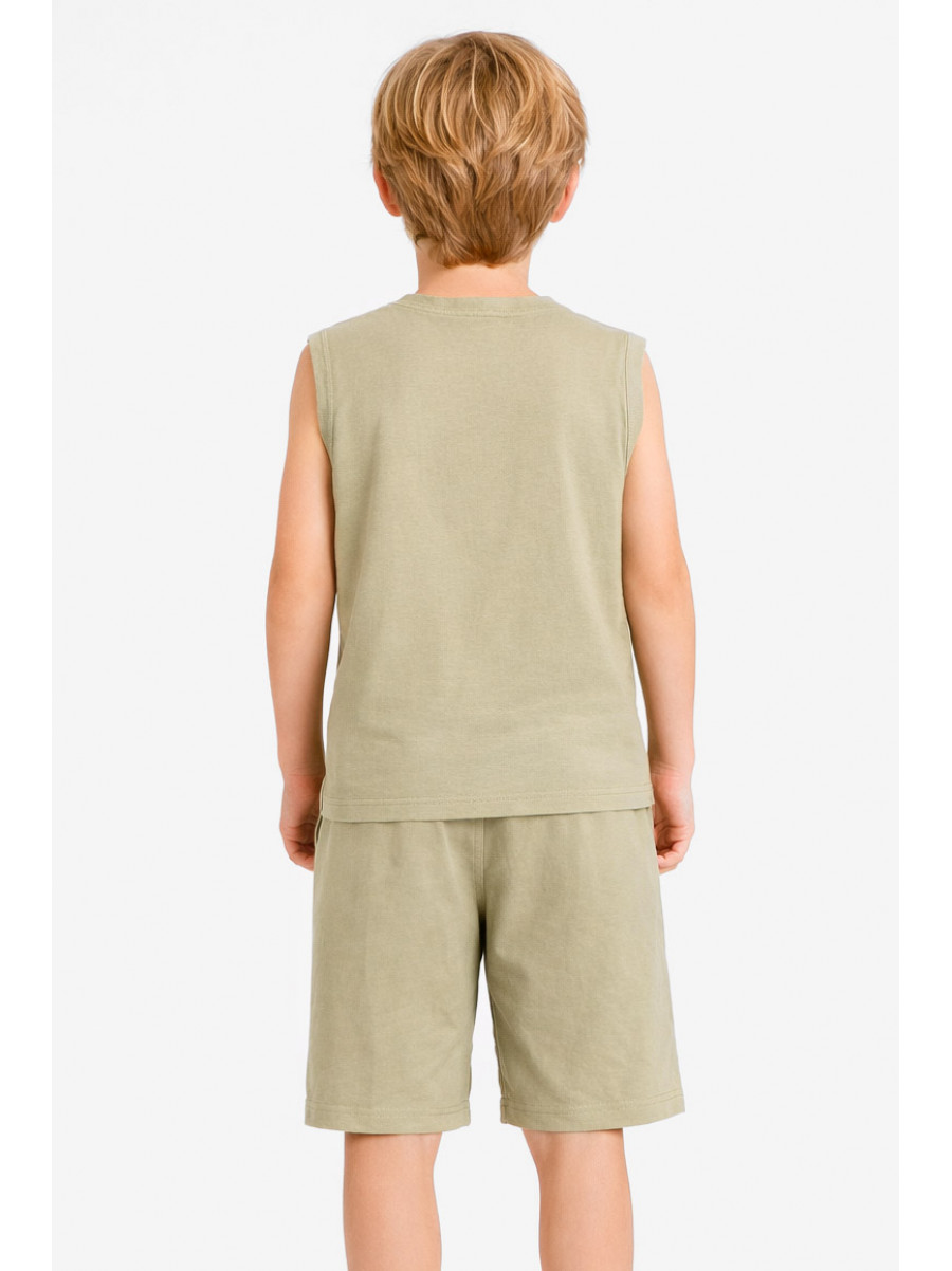 Костюм детский для мальчика зеленого цвета с принтом 11511 212498C