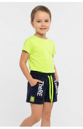 Шорты детские для девочки тёмно-синего цвета 976 212501C