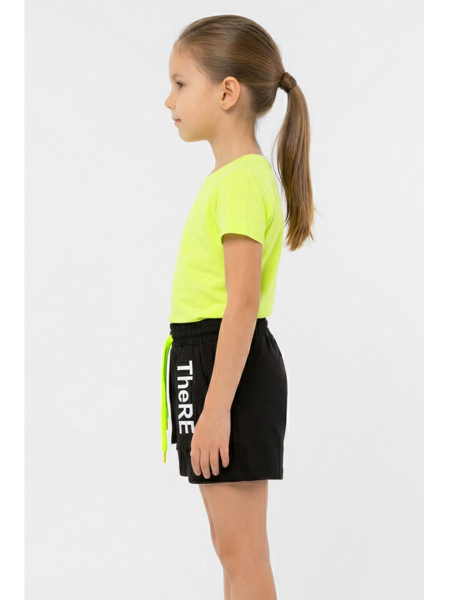 Шорты детские для девочки черного цвета 976 212502C