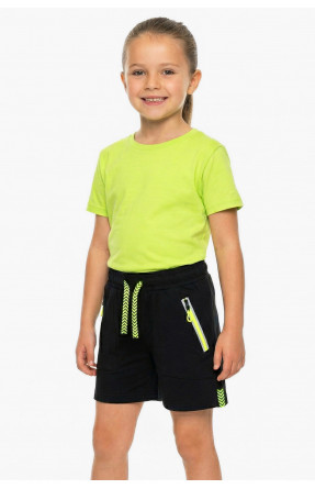 Шорты детские для девочки черного цвета 944 212503C