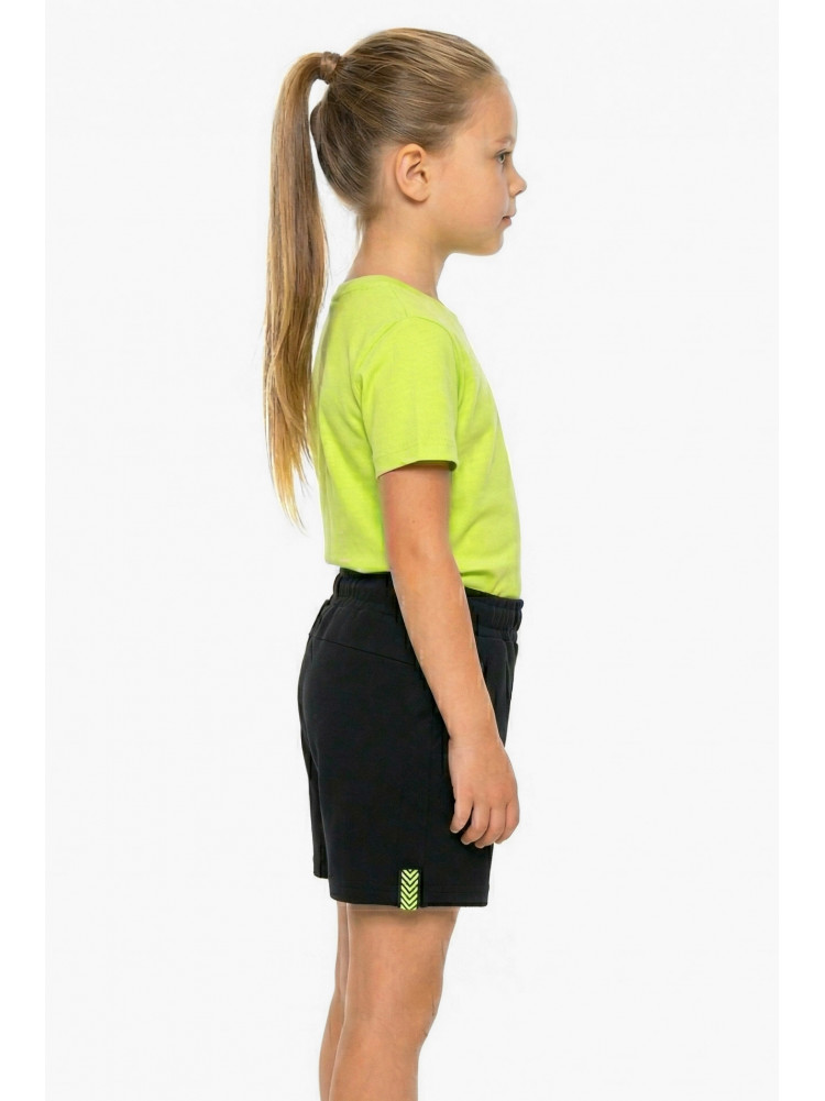 Шорты детские для девочки черного цвета 944 212503C