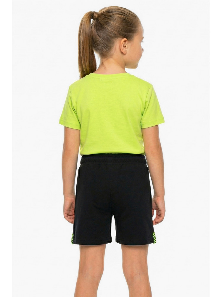 Шорты детские для девочки черного цвета 944 212503C