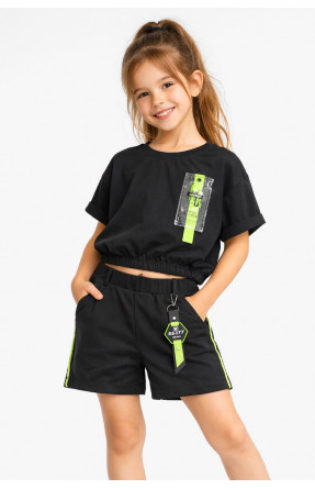 Костюм детский для девочки черного цвета 212504C