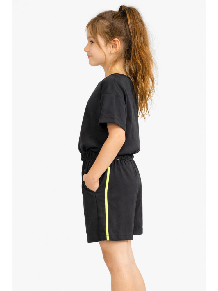 Костюм детский для девочки черного цвета 212504C