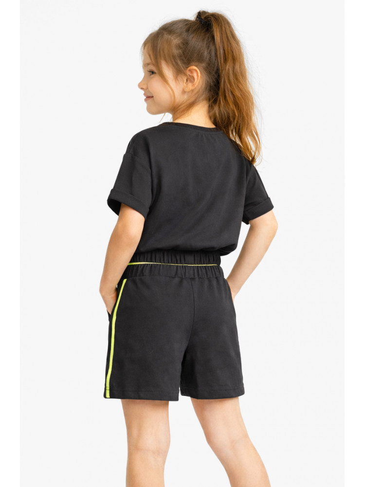 Костюм детский для девочки черного цвета 212504C