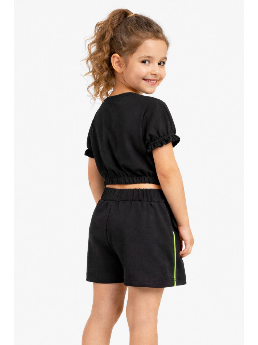 Костюм детский для девочки черного цвета 212505C