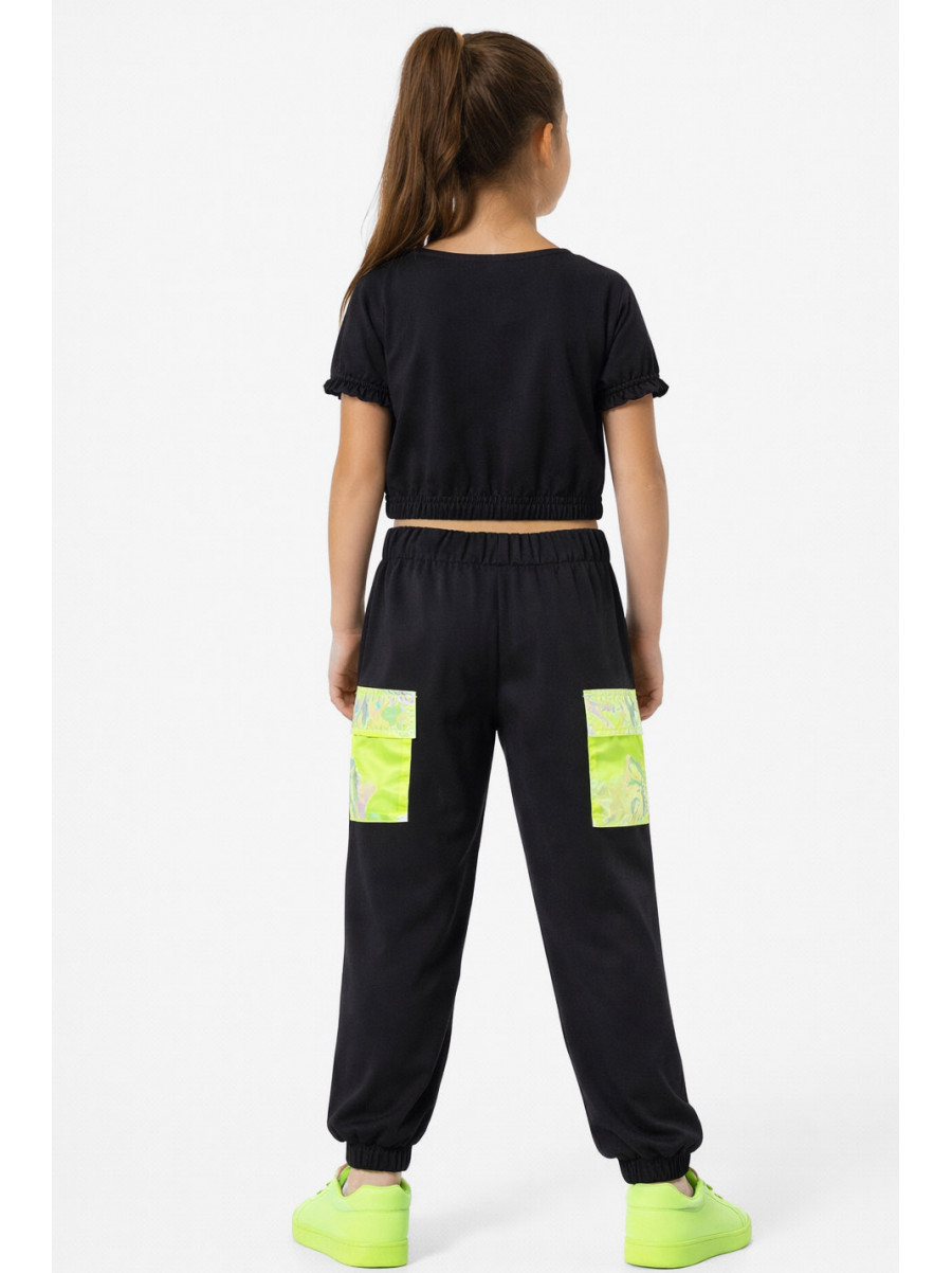 Костюм подростковый для девочки черного цвета 212506C