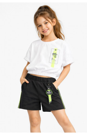 Костюм підлітковий для дівчинки білого кольору 212507C