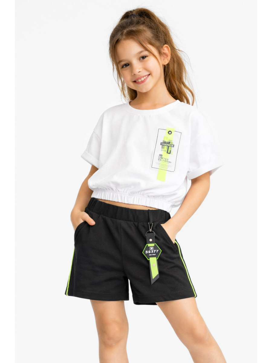 Костюм підлітковий для дівчинки білого кольору 212507C