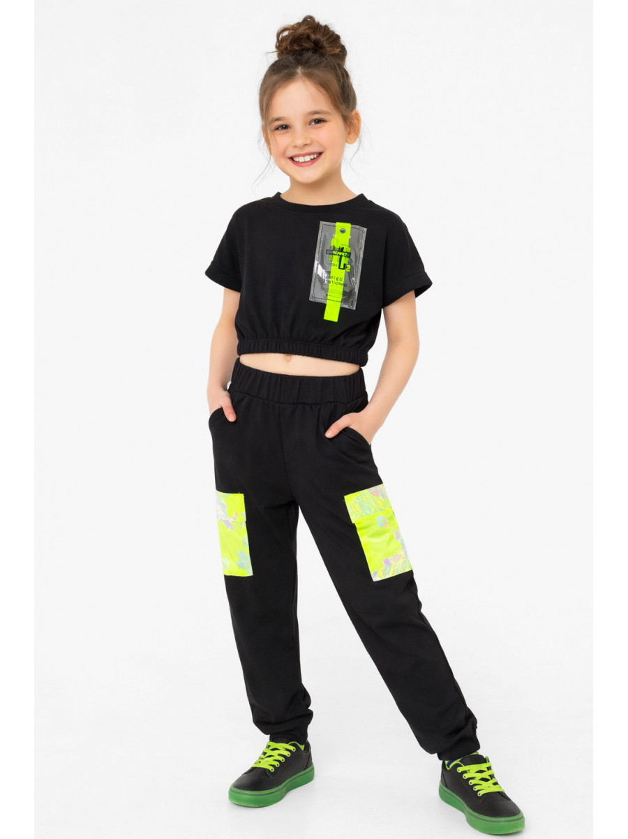 Костюм підлітковий для дівчинки чорного кольору 212508C