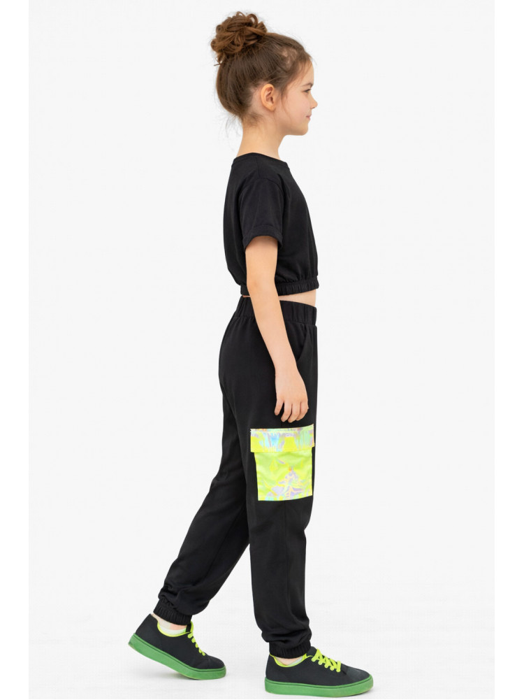 Костюм підлітковий для дівчинки чорного кольору 212508C