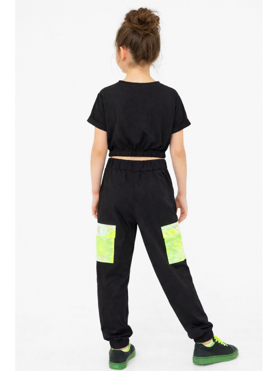 Костюм підлітковий для дівчинки чорного кольору 212508C