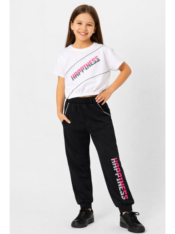 Костюм підлітковий для дівчинки білого кольору 212509C