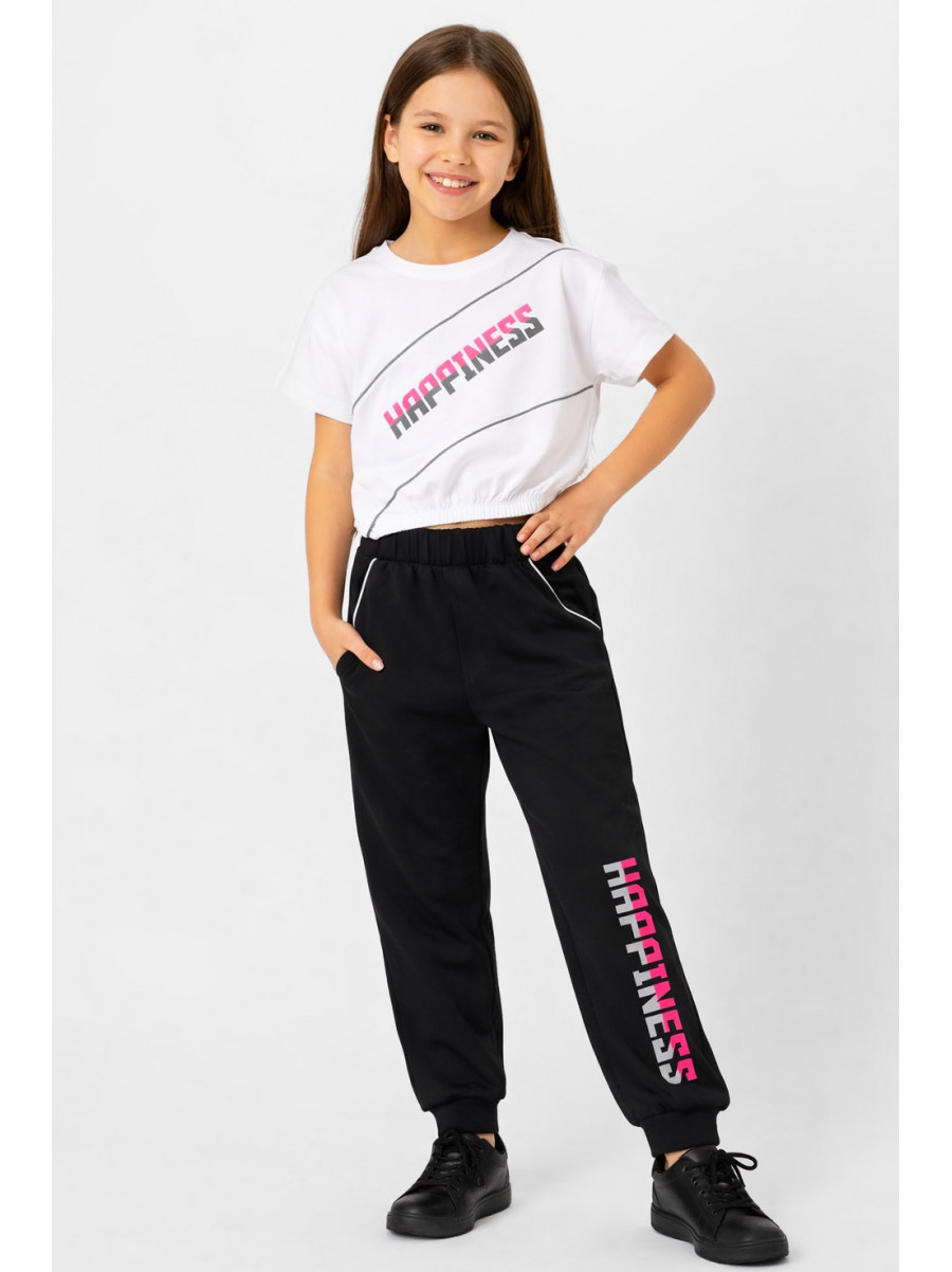 Костюм підлітковий для дівчинки білого кольору 212509C