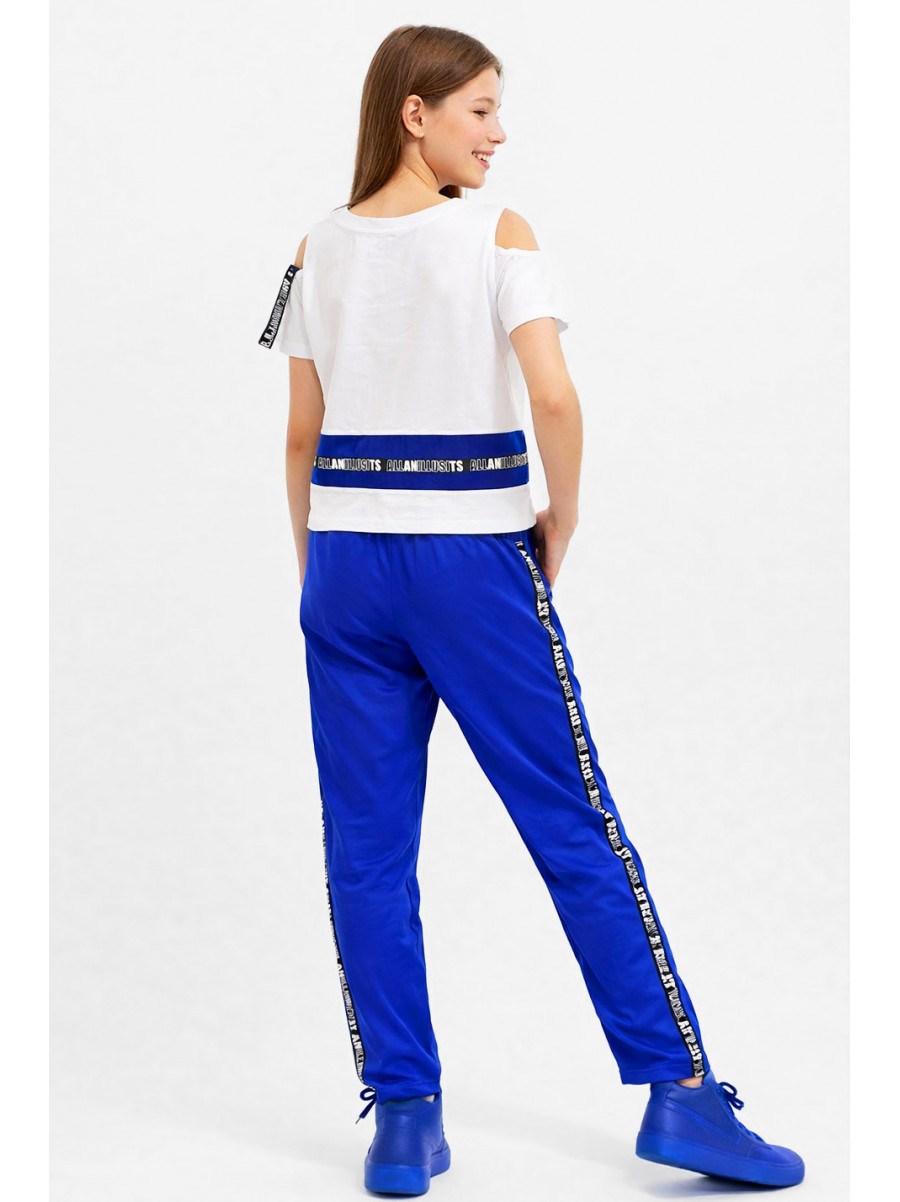 Костюм подростковый для девочки белого цвета 6024 212511C