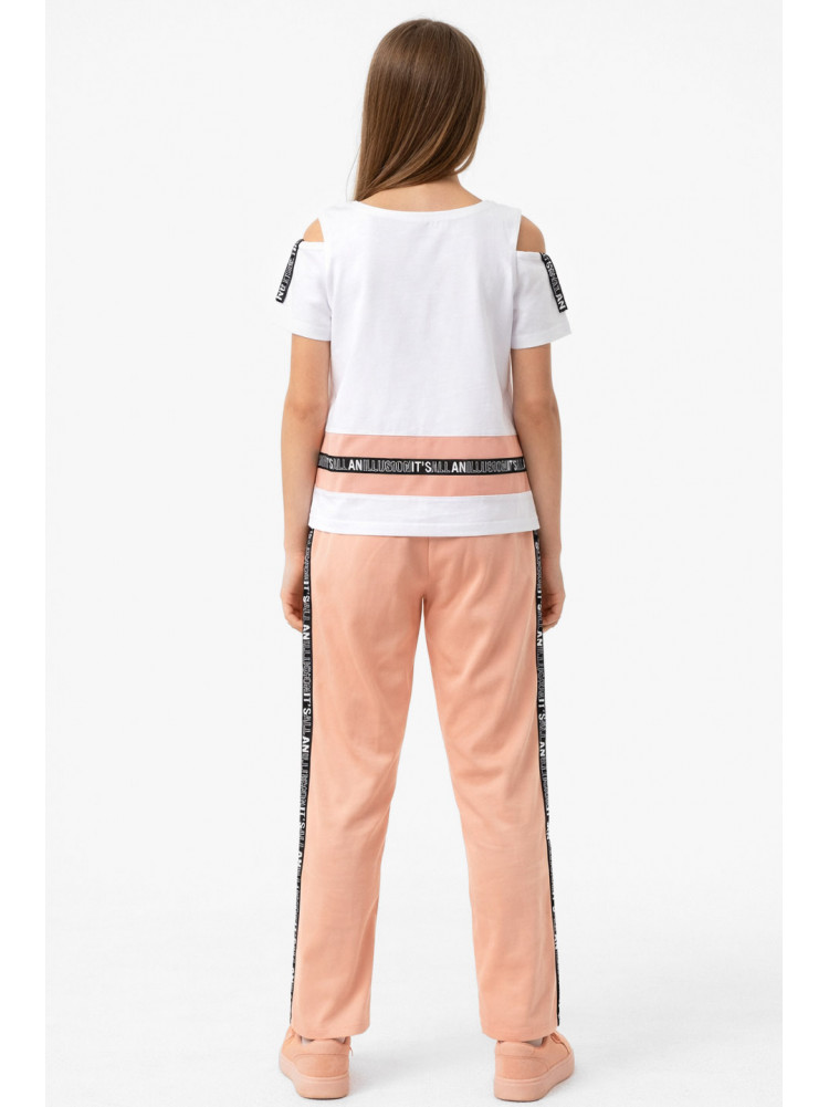 Костюм підлітковий для дівчинки білого кольору 6024 212516C