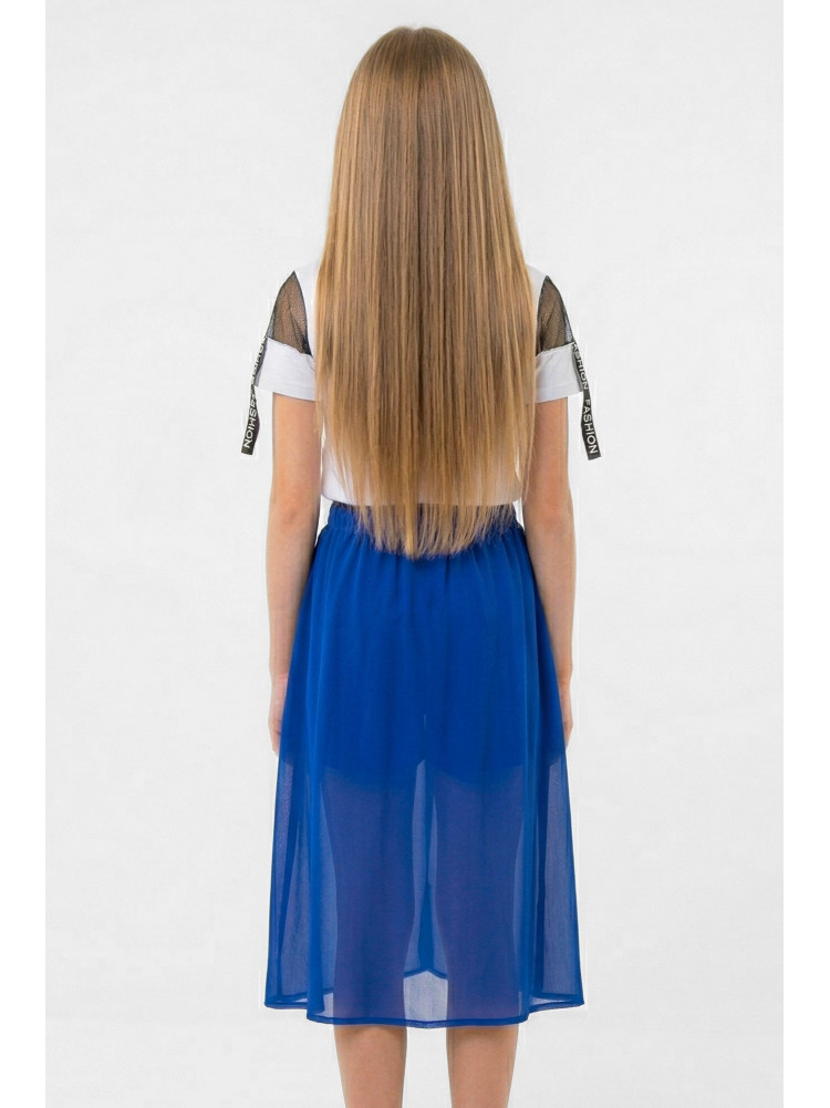 Костюм підлітковий для дівчинки білого кольору 6023 212518C