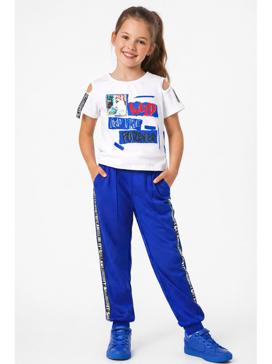 Костюм підлітковий для дівчинки білого кольору 6024 212528C