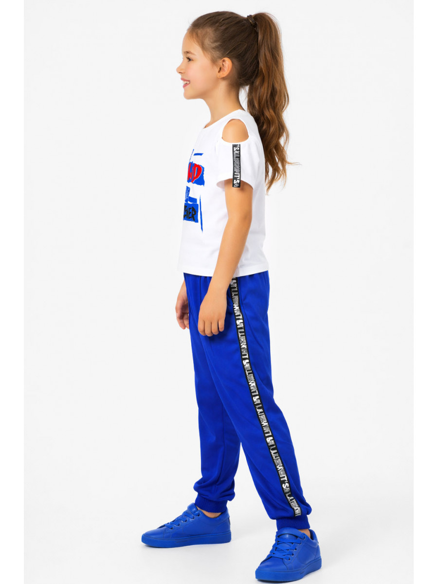 Костюм підлітковий для дівчинки білого кольору 6024 212528C