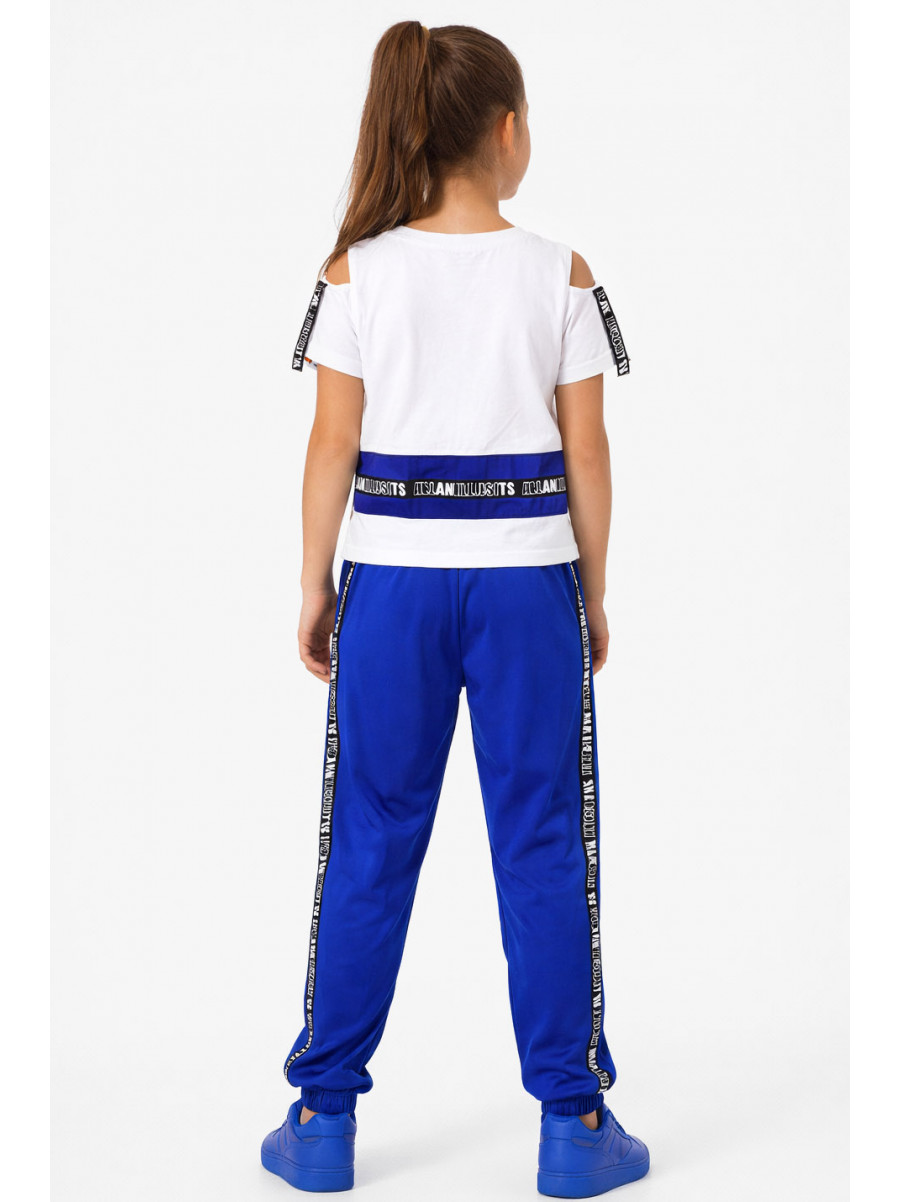 Костюм підлітковий для дівчинки білого кольору 6024 212528C