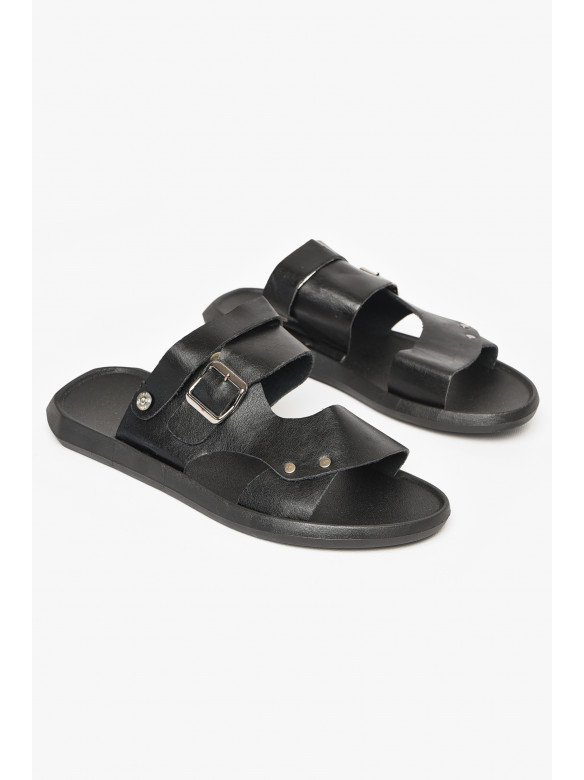 Сандали мужские черного цвета 78А 212538C