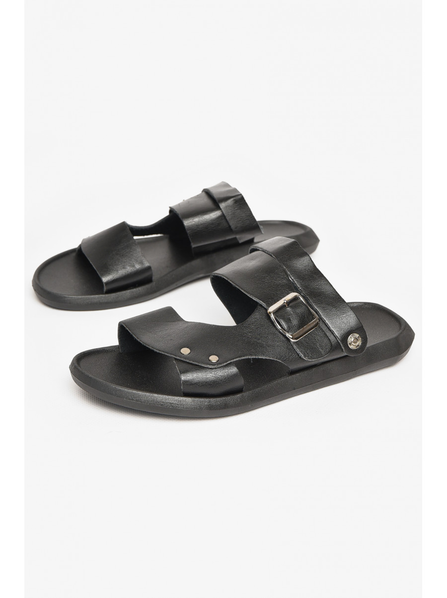 Сандали мужские черного цвета 78А 212538C