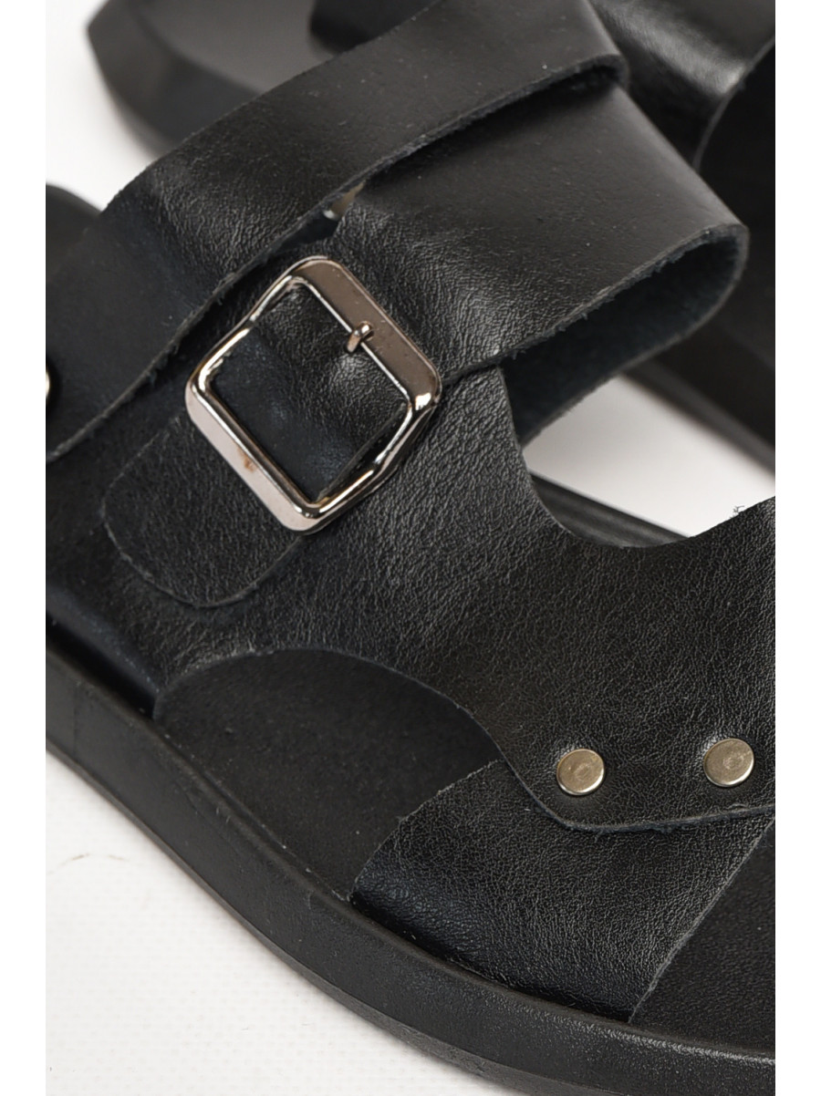 Сандали мужские черного цвета 78А 212538C