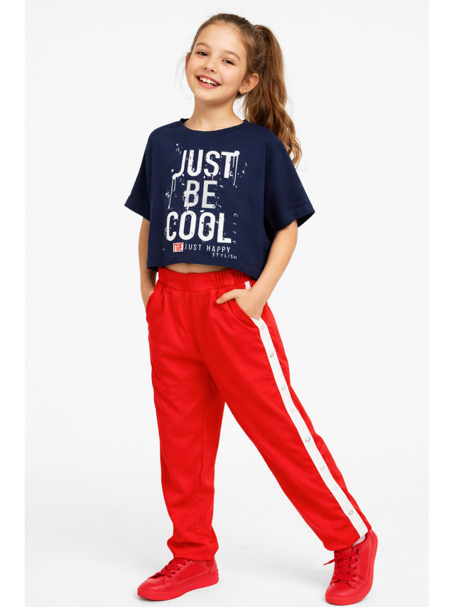 Костюм підлітковий для дівчинки темно-синього кольору 6030 212541C