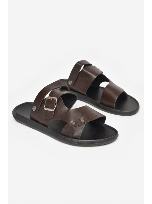 Сандалии мужские коричневого цвета 78С 212542C