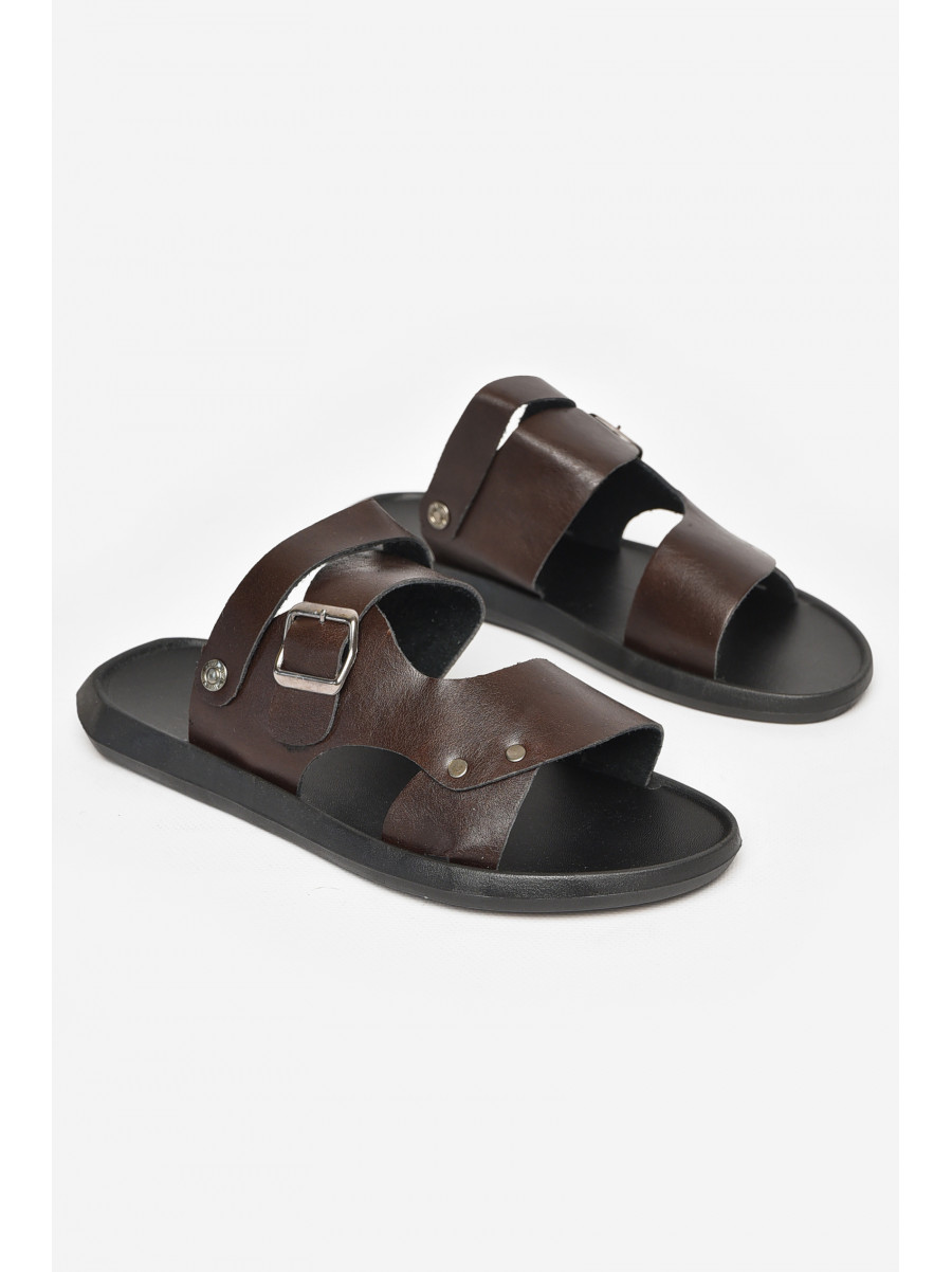 Сандалии мужские коричневого цвета 78С 212542C