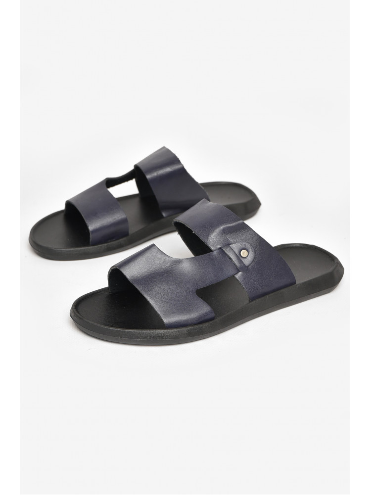 Сандалии мужские темно-синього цвета 90В 212548C