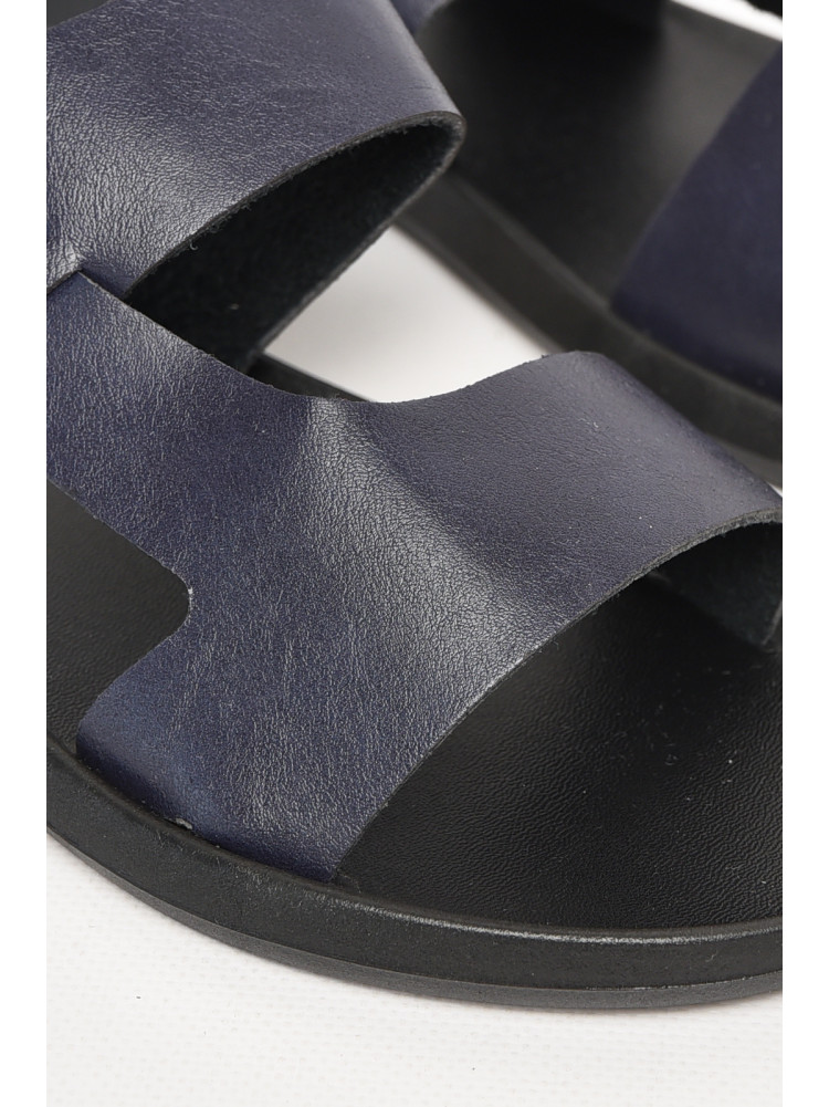 Сандалии мужские темно-синього цвета 90В 212548C