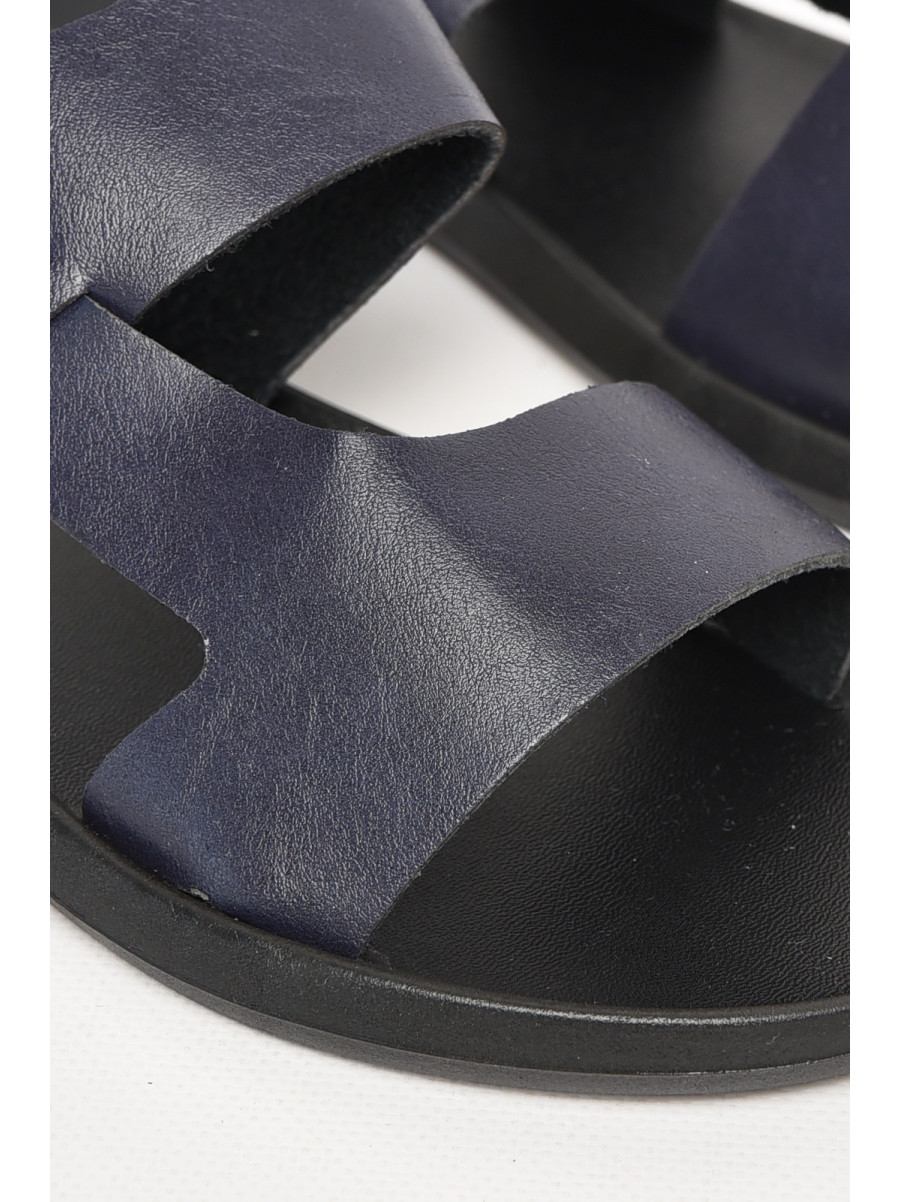 Сандалии мужские темно-синього цвета 90В 212548C