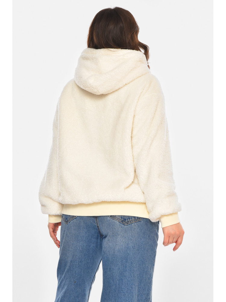 Куртка женская демисезонная двухсторонняя молочного цвета 212550C