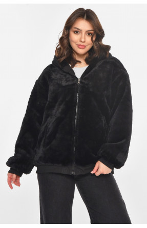 Куртка женская демисезонная двухсторонняя черного цвета 212551C Куртка женская демисезонная двухсторонняя черного цвета 212551C