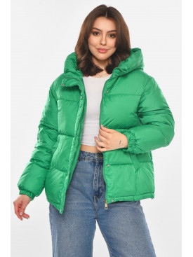 Куртка женская демисезонная зеленого цвета 2230 212555C Куртка женская демисезонная зеленого цвета 2230 212555C