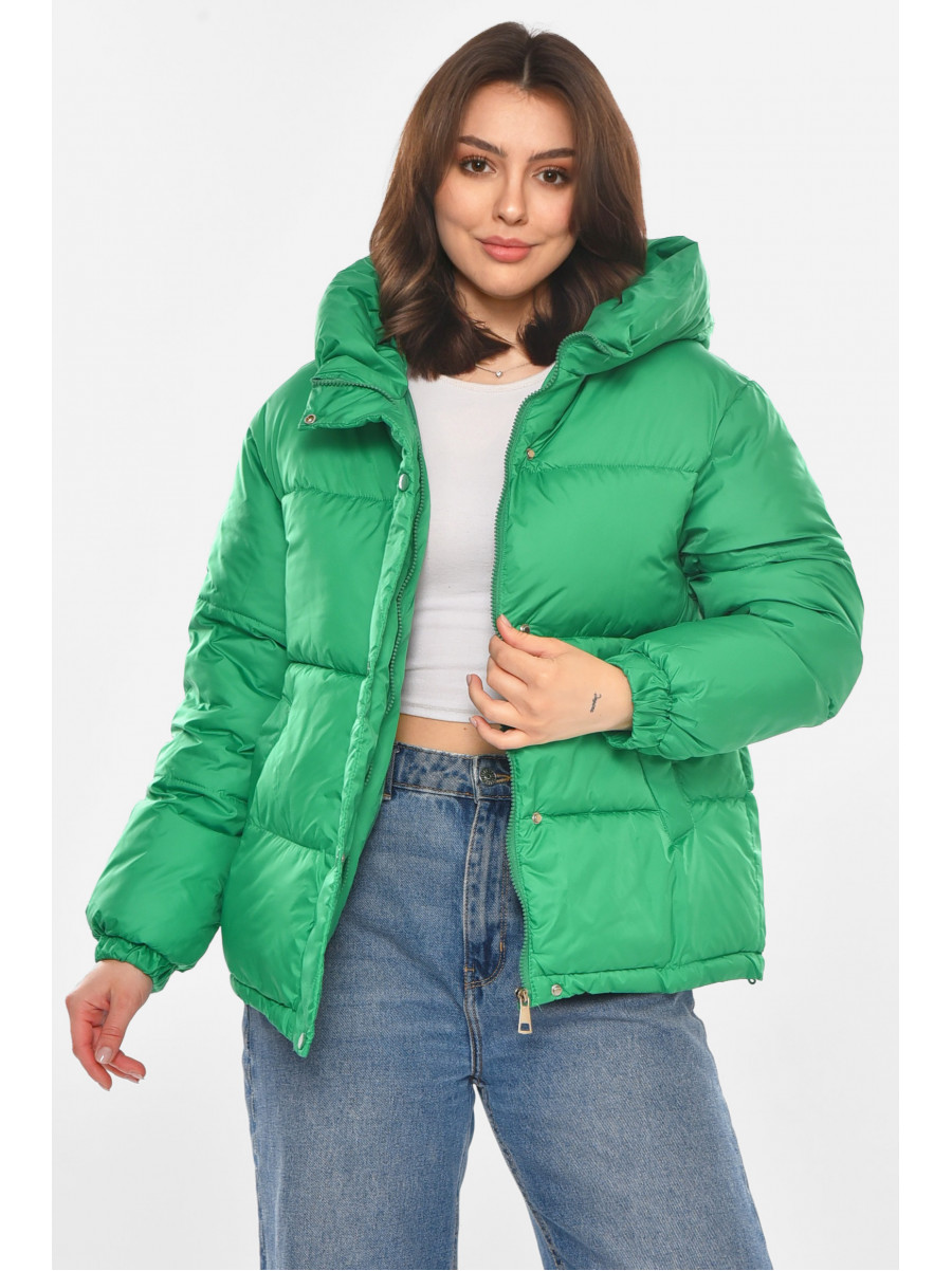Куртка женская демисезонная зеленого цвета 2230 212555C