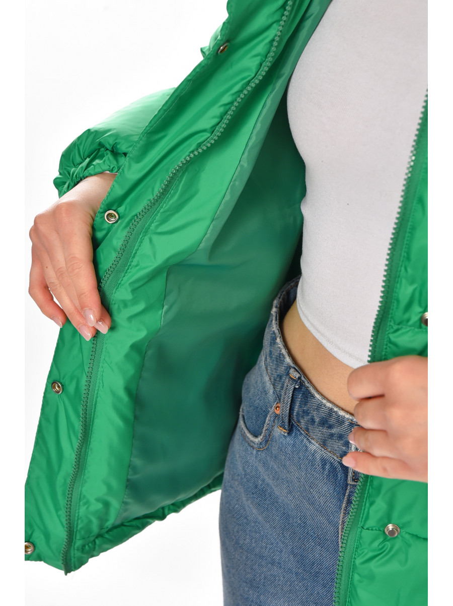 Куртка женская демисезонная зеленого цвета 2230 212555C