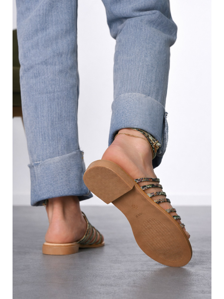 Босоножки женские черного цвета СМД67 212557C