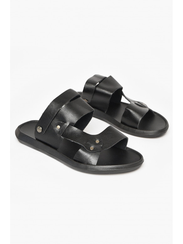 Сандали мужские черного цвета 75Н 212572C