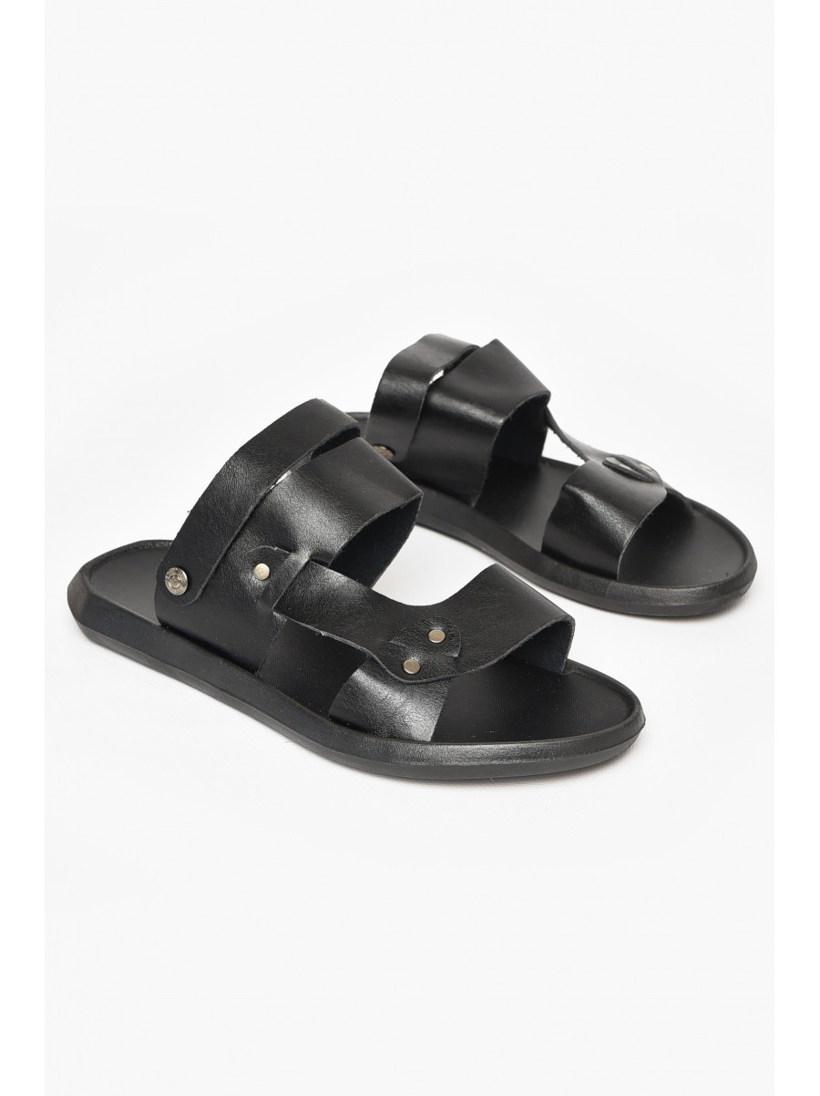 Сандали мужские черного цвета 75Н 212572C