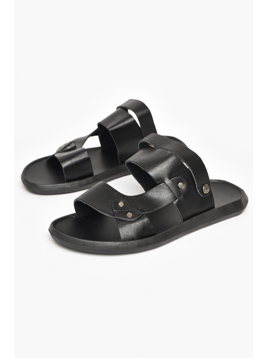 Сандали мужские черного цвета 75Н 212572C