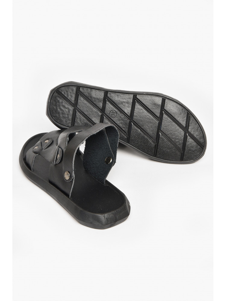 Сандали мужские черного цвета 75Н 212572C