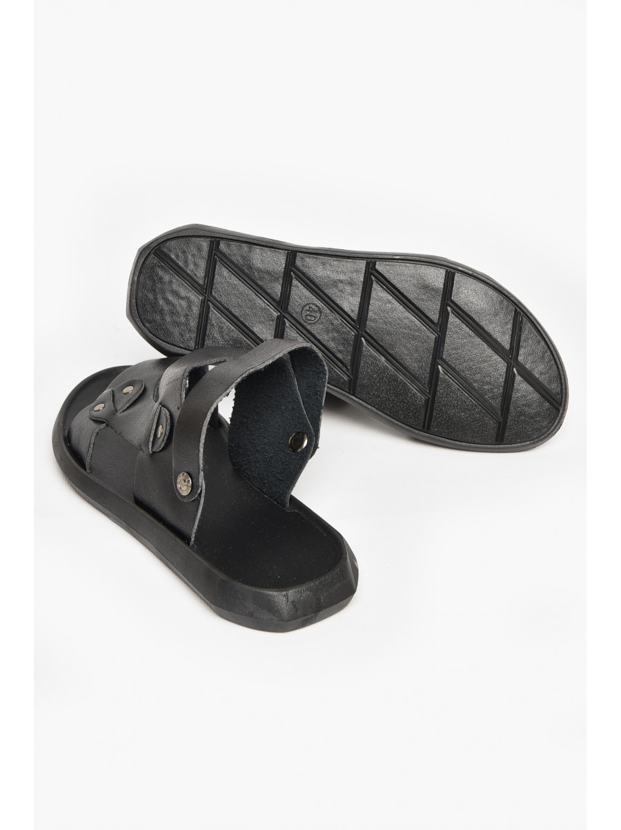 Сандали мужские черного цвета 75Н 212572C