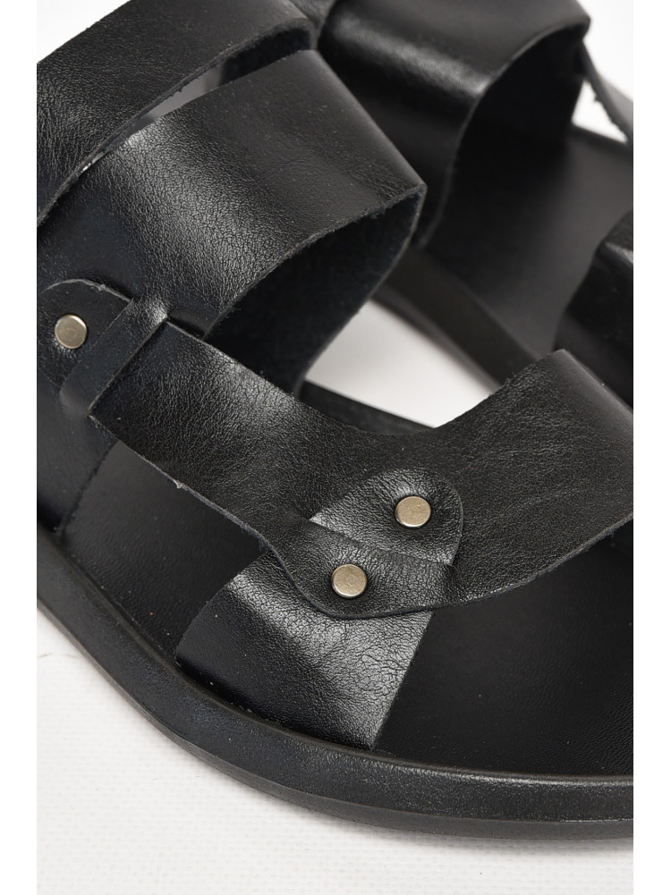 Сандали мужские черного цвета 75Н 212572C